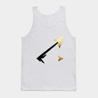 Golden Arrow Cursor T-Shirt Design No. 532 Tank Top